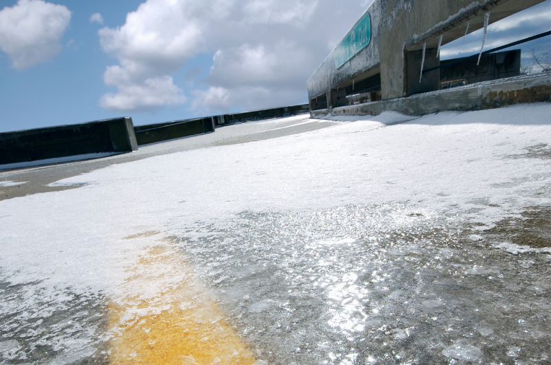 I Slipped on Ice in a Parking Lot Who is Responsible?